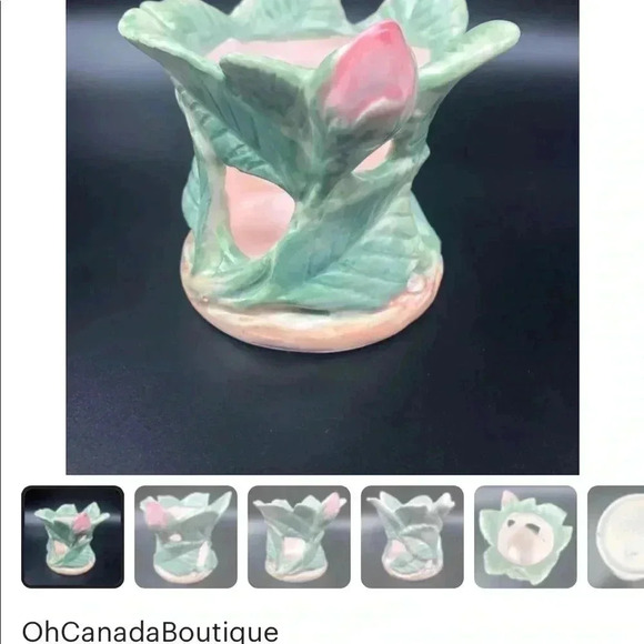 Fitz&Floyd  vintage 1987 Japanese porcelain candle holder - Picture 4 of 6